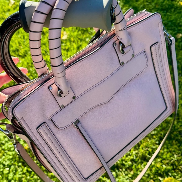 EUC Rebecca Minkhoff Bree Medium Satchel in Blush - Picture 4 of 5